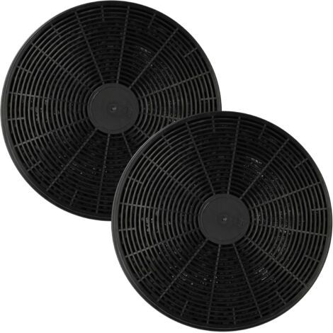 2x Filtres à charbon actif remplacement pour KKT Kolbe K606, K122 pour hotte aspirante - 17,5 cm (1/4)