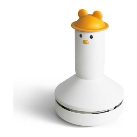 Mini aspirateur USB portable sans fil pour bureau, miettes et gomme, jaune – DELKEVIC (1/4)