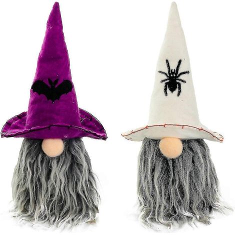 2 Stück Halloween-Dekoration, kreative Puppen-Fenster- und Schreibtischornamente, Halloween-Stoff-Festival-Ornamente (1/4)