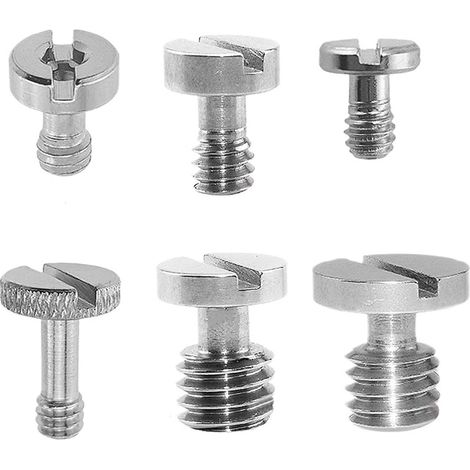 Vis de fixation rapide, filetage 1/4-20 pouces, pour appareil (1/3)