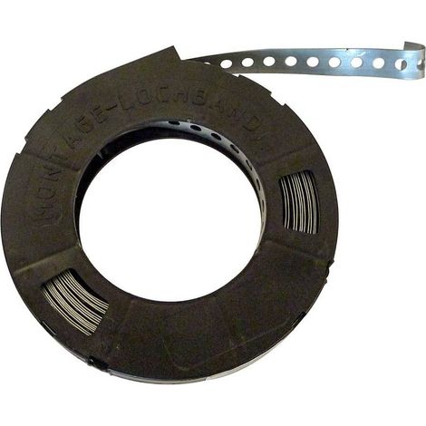Feuillard de Contreventement - Bande Perforée - 10 mx12x0.8 mm - D-Work (1/5)