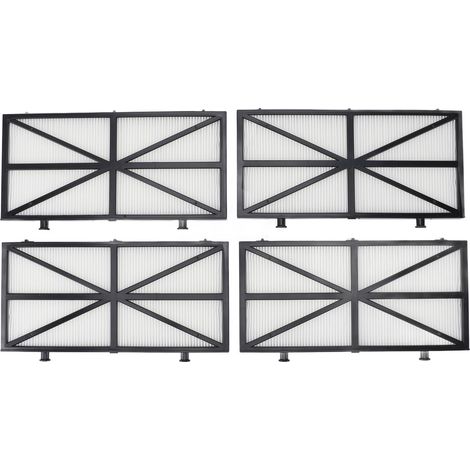 4 Cartouches Filtres Ultra-Fins pour Robot Nettoyeur de Piscine – Compatible Dolphin 9991425‑R4 – PP/PET/Carbon – Lavable & Réutilisable (27.7x14.3cm)