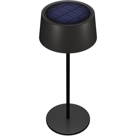 realpower Lampada solare moderna nera design compatto (1/3)