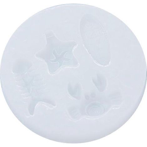Moule en Silicone Crabe pour Pâtisserie, Chocolats et Décorations Gâteau Étoile de Mer (1/4)