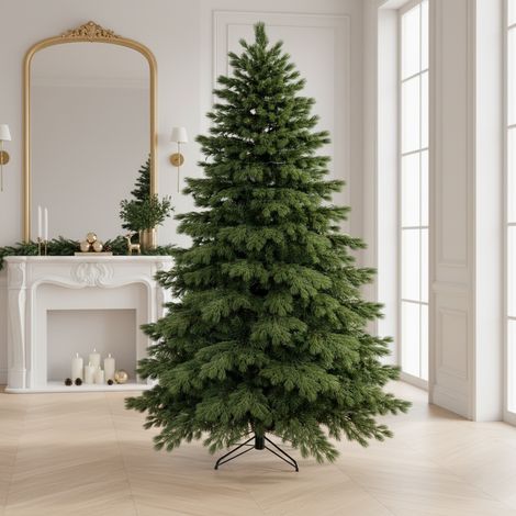 Albero di natale "Prestige" in PE Effetto Real Touch e PVC di Altissima Qualità -180 cm (1/5)