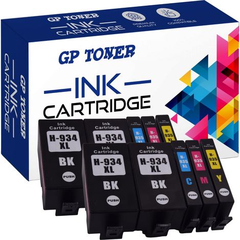 10 Tinten für HP 934 cmykk GP-H935XL cmykk x2 GP (1/5)