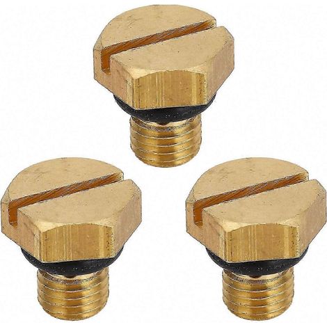 3 vis de purge de cuve de carburateur avec joint torique 6H3-14992-00 pour moteurs 2T de 40, 50, 60, 75 à 90 chevaux (1/4)