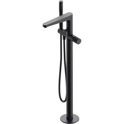OMNIRES Contour - Badewannenarmatur für Bodenmontage, mit Einbaukörper, anthrazit gebürstet CT8033AT (1/2)
