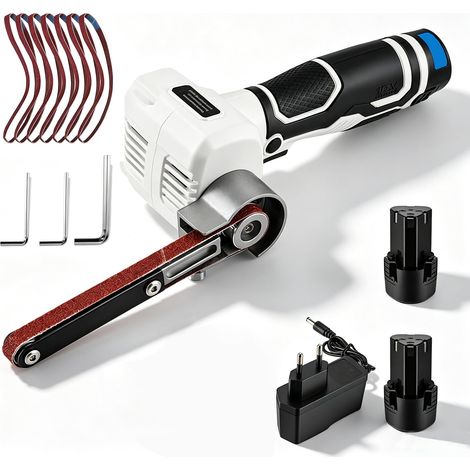 Ponceuse à Bande sans Fil, 12V 28000 U/Min AVEC 15 Bandes (1/5)