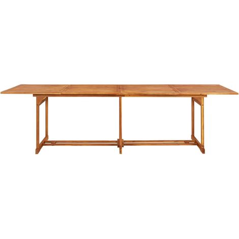 Maison Exclusive - Mesa de comedor jardín 280x90x75 cm madera mac