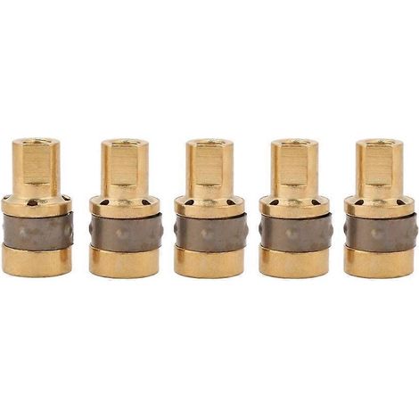 Adaptateurs d'embout de diffuseur de gaz 169716 pour pistolet de soudage MIG Miller M-10/15 Hobart (5 pièces)