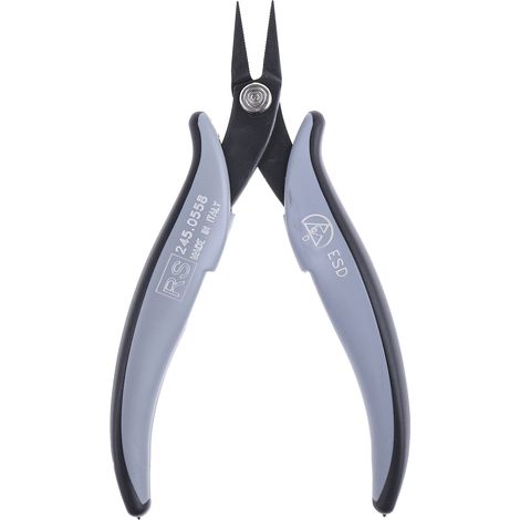 Pince plate RS PRO, L. (hors tout) 140 mm, L. (mâchoire) 20mm ( Prix pour 1 ) (1/3)