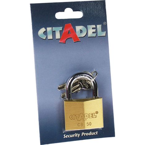 ABUS Messing-Hangschloss CITADEL CB50 SB