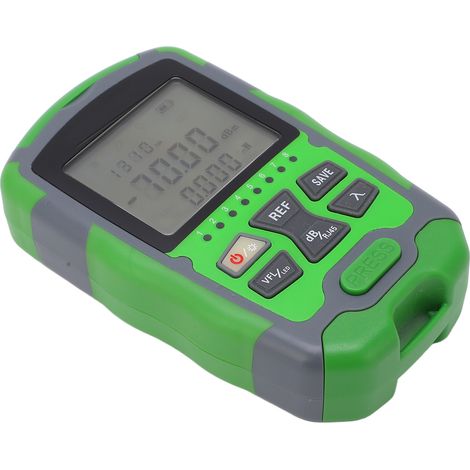 Roter 1mW Glasfaser-Leistungstester, Mini-Lichtwellenleitermessgerät mit USB-Kabel, Signalmessgerät für Glasfaserkabel, Netzwerkdiagnosegerät. (1/5)