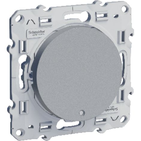 Bouton-poussoir encastré Schneider Electric Odace S536207 10A LED