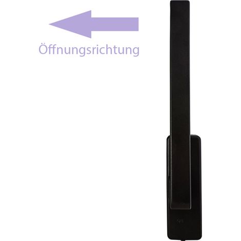 GU 966 Drehgriff Dirigent mit Aussperrsicherung K-12920-00-R-5 rechts braun 34225