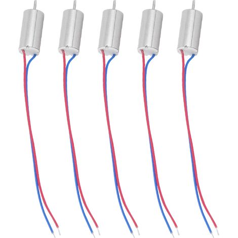 5pcs 6x12 Mm à Haute Vitesse Micro Coreless Motor 21800 Tr/Min. (1/4)