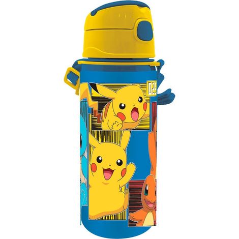 Borraccia in alluminio Pokemon da 600 ml resistente e leggera