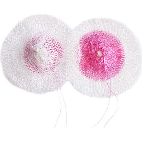 Sollbry 20 Manchons de Lampe à Gaz Universels de Rechange pour Lampe à Gaz à Incandescence Manchons de Kérosène en Maille Légère avec Cordon pour Camping, Randonnée, Camping - Blanc et Rose (1/5)