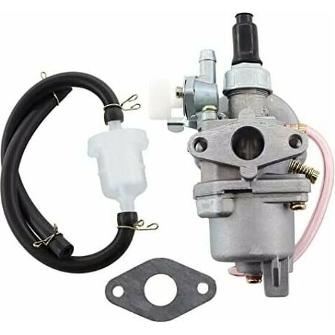 Carburatore Ulisem PZ13 da 13 mm con filtro carburante per motori a 2 tempi da 47 cc, 49 cc e 50 cc, come ad esempio mini ATV, quad, moto da cross e pocket bike.