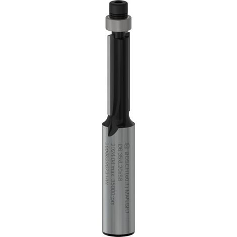 Bosch Trimmer PRO Router Bit Bottom Bearing Flush Trim Shank 8 mm 2608629673