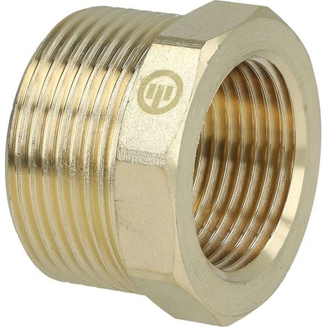 Réduction 1’’ FF x 1 1/4’’ FM modèle large pour tuyau solaire ondulé