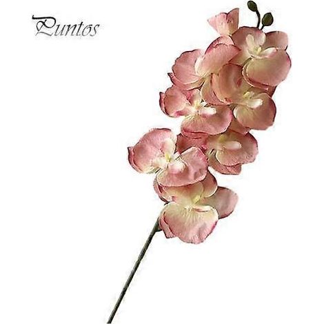 Orchidées papillons artificielles réalistes en soie, centre de table pour mariage, fête, maison ou bureau, fausse branche florale de phalaenopsisrose (1/5)