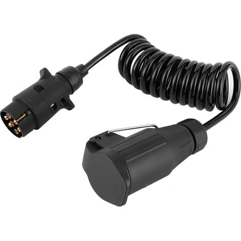 Cables de conexión de resorte para cableado de remolques, cables de extensión, conectores de caravana de 12 V y 7-13 pines.