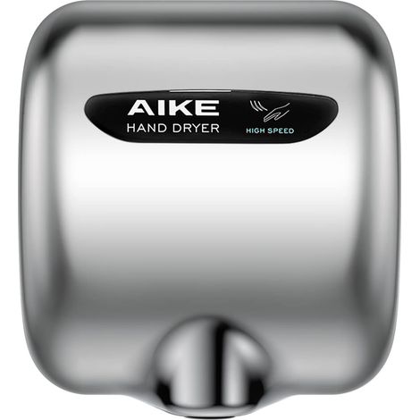 Sèche-mains Avec Filtre HEPA, Commercial Grande Vitesse, Air Chaud Auto, Boîtier Acier Inox AC220V-240V, AK2800BH (1/5)