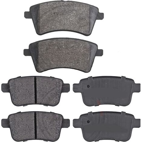 KIT PASTIGLIE FRENO ANTERIORI E POSTERIORI compatibile con NISSAN NV250 AUTOBUS / FURGONATO (X61) / PASTIGLIE FRENANTI AUTO OEM 37900,37665 / SOSTITUZIONE DIRETTA / BASSA POLVERE / SILENZIOSO