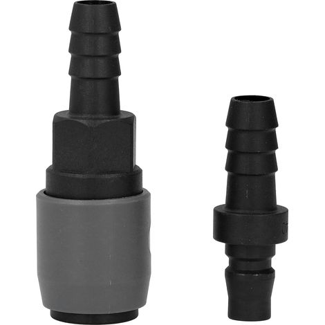 Kit de verrouillage rapide 5 jeux, coupleur pneumatique autobloquant de type C en plastique et acier (SH+PH40) (1/5)