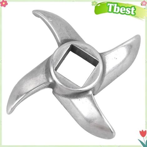 Tbest -couteau de hachoir Lame de hachoir à viande, 12 types de couteau de hachoir en acier inoxydable, lame de beaux couteaux (1/5)