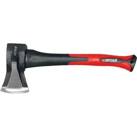 Hacha de separación Awtools 1,0kg con cuña XT066, mango de madera ergonómico, ideal para cortar leña, herramienta profesional de alta durabilidad y rendimiento (1/3)