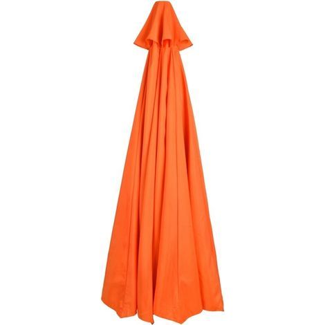 Funda para sombrilla 3M impermeable y resistente a los rayos UV – Tejido de poliéster duradero – Se adapta a sombrillas de 8 varillas – Naranja (1/3)