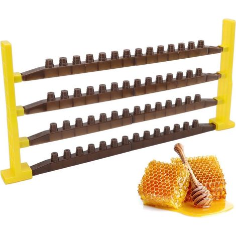 Cadres de barre de cellule de base pour l'élevage de la reine des abeilles Tasses de cellule de base pour l'apiculture multifonctionnelles Équipement apicole Tasse de cellule de base pour l'élevage de