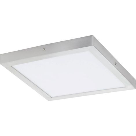Luminaire à LED Fueva 1 L argent blanc: 40 cm B: 40 cm H: 3cm (1/3)