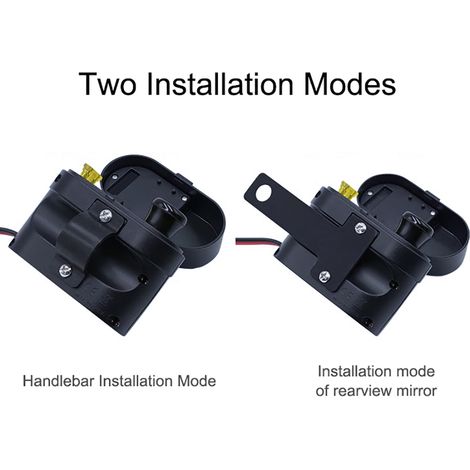 12V/24V Motorradladegerät, Dual-USB-Zigarettenanzünderanschluss mit Voltmeter, Uhr, Zeitanzeige und Handy-Adapterstecker (1/5)