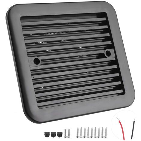 Ventilador de refrigeración con motor sin escobillas de 12 V y 4 W, ventilación unidireccional, extracción de aire para vehículos. (1/5)