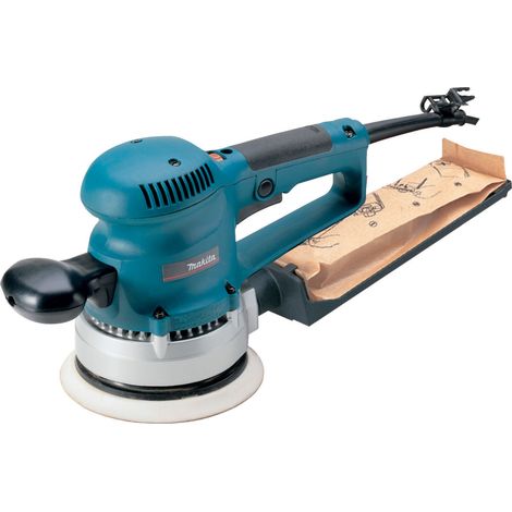 Makita – Ponceuse orbitale 150 mm – Puissance 240W – Vitesse 12000 tr/min – Fixation auto-agrippante – Pour ponçage bois dur et teck - BO6030
