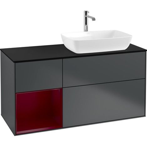 Villeroy & Boch F802HBHG Meuble sous-lavabo Finion F80 (1/2)