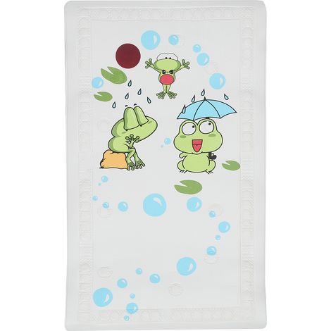 Tapis de bain antidérapant pour enfants, motif cartoon, doux pour salle de bain, baignoire bébé, tapis de douche (1/5)