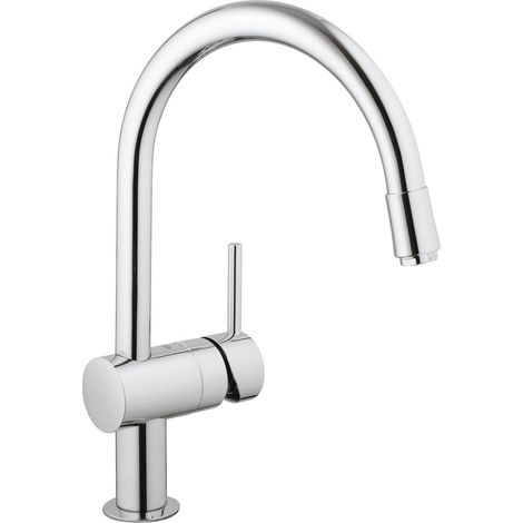 GROHE Minta Mitigeur monocommandé pour évier, portée 215mm, bec (1/4)