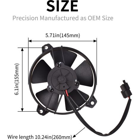 12V suitable for 3010/3013 CFM 5.2-inch fan VA31-A101-46S cooling fan (1/4)