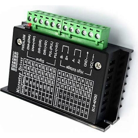Pilote de moteur pas à pas Tb6600 Mise à niveau Nema 23 Nema17 4a Dc9-42V pour Nema23 Moteur CNC Router Controlle (1/5)
