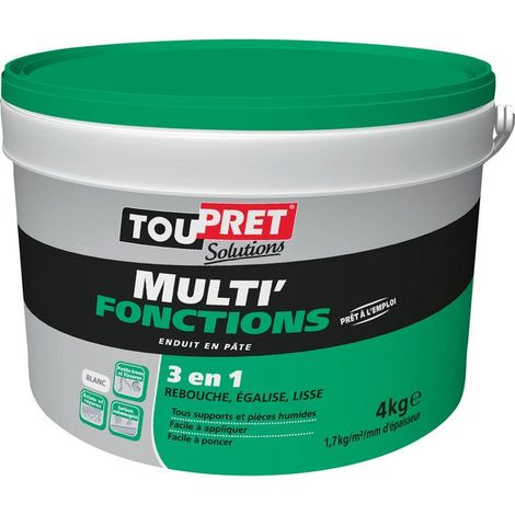 Multifunktions-Beschichtungspaste 4 kg, für Wand/Decke in TOUPRET