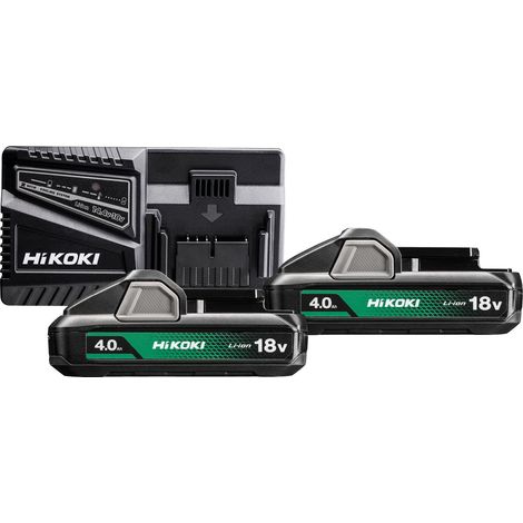 Hikoki BSL1840M Pack 2 Batteries Lithium Ion 18 Volts (1/2)