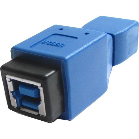 BeMatik - Adaptateur USB USB 3,0 à 2,0 (B Mâle à Mâle MiniUSB B 5 Pins) (1/2)
