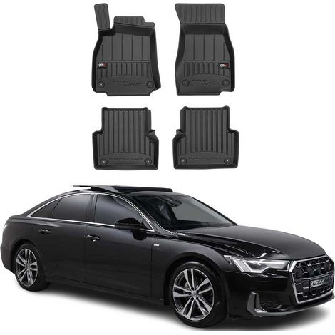 OMAC Tapis de Sol Caoutchouc Compatible avec Audi A6 Berline Avant Allroad 2018-23 Premium (1/5)
