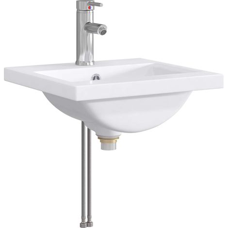 Bathroom Wash Basin Chrome 42 x 40 x 16.5 cm Metal vidaXL