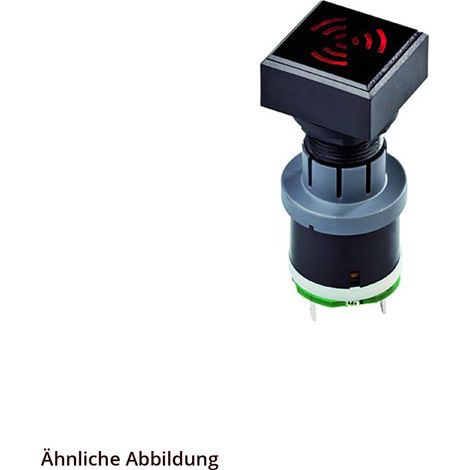 Georg Schlegel Akustischer Signalgeber beleuchtbar, quadratisch, QUARTRON Flachstecker 2,8mm x 0,8mm - 1 Stück